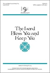 The Lord Bless You and Keep You SATB choral sheet music cover